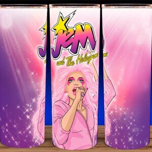 Jem and the Holograms 80s Style Retro Cup Mug Tumbler 20oz